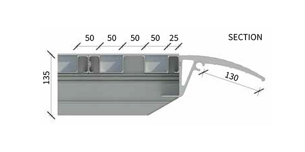 Rampen H 135/40S länge 4000 mm – Bild 2