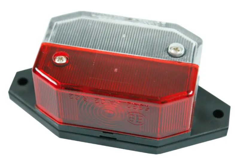 Faro di ingombro Aspöck FLEXIPOINT I bianco/rosso