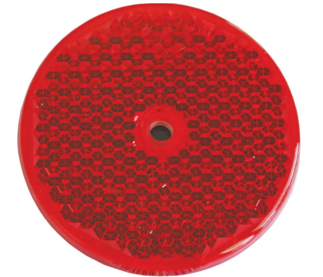Roscho Rückstrahler 80mm rot selbstkl. 1 Stück
