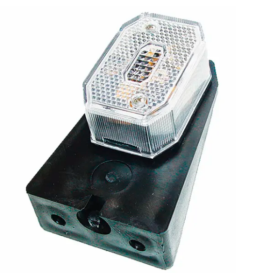 Feux de position Aspöck FLEXIPOINT I blanc avec support 1 pièce